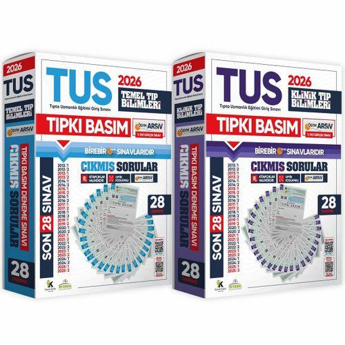 2026 TUS Temel&Klinik Tıp Bilimleri ÖSYM Çıkmış Soru Tıpkı Basım Son 14 Yıl 56lı Deneme Kitapçığı