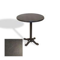 Dockers Çipa Döküm Ayak Yuvarlak Masa Çap 60cm - (Werzalit, Wermodin ve Allzalit Tabla) - Grey Marble