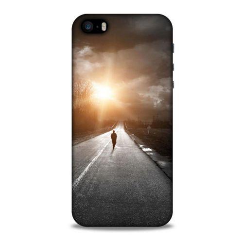 Apple Iphone 5S Kılıf Depresyon (38) Neo Hybrid Kılıf Yeşil Kırmızı Mor