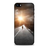 Apple Iphone 5S Kılıf Depresyon (38) Neo Hybrid Kılıf Yeşil Kırmızı Mor