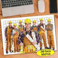 İnşaat Mühendisleri Meslek 240 Parça Puzzle Yapboz Tablo-0632233