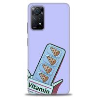 Xiaomi Redmi Note 11 Pro Kılıf HD Baskılı Kılıf - Vitamin + Tam Ekran Koruyucu