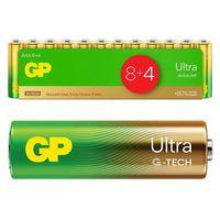 GP G-Tech 8+4 12li Paket AAA Alkalin İnce Kalem Kumanda Pili (8 Adet Fiyatına 12 Adet Pil)