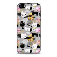 Lopard Apple iPhone SE Uyumlu Kılıf Kediler (8) Baskılı Kılıf Cins Kediler