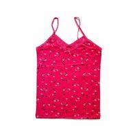 Kadın Askılı Desenli Atlet Dantelli Empirme Pamuklu Penye D3