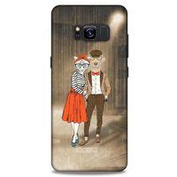 Samsung Galaxy S8 Kılıf FunnyMaX (31) TPU Kılıf Kahverengi