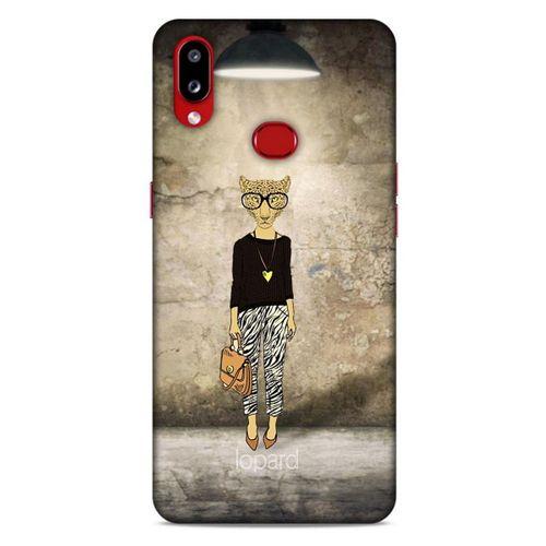 Samsung Galaxy A10s Kılıf FunnyMaX (20) Koruyucu Kılıf Kahverengi Kaplan