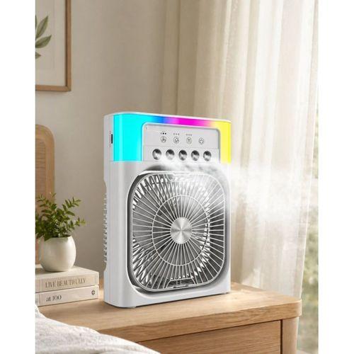 Su Buharlı Mini Klima Fan Rgb Işıklı Taşınabilir Serinletici