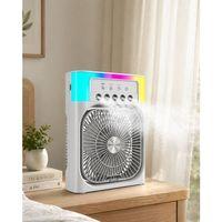 Su Buharlı Mini Klima Fan Rgb Işıklı Taşınabilir Serinletici