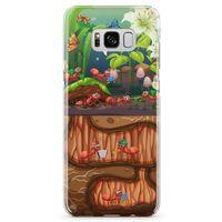 Samsung Galaxy S8 Kılıf Karınca Yuvası Arka Kapak Koruma Desenli Full Koruyucu