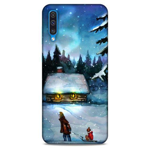 Samsung Galaxy A30s Kılıf Snowix (38) Neo Hybrid Kılıf Beyaz Mavi