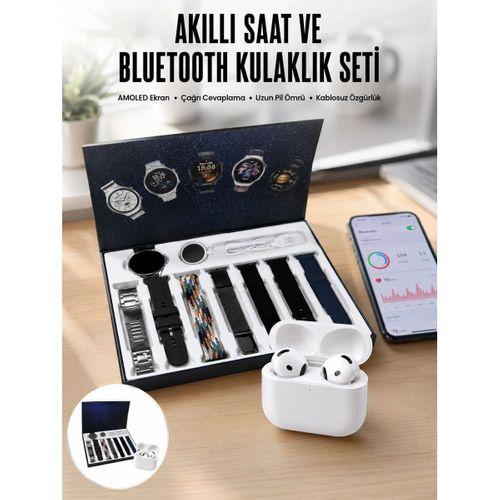 2025 Model Akıllı Saat Ve Yeni Nesil Pro Bluetooth Kulaklık Anc Özelliği