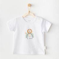 Andywawa AC25977 Casual Bebek Tişört White