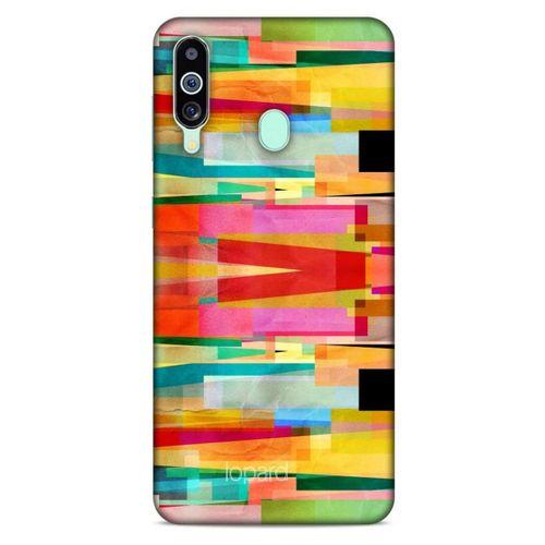 Samsung Galaxy M40 Kılıf Pastel Renkler (21) Koruyucu Kapak Yeşil Kırmızı