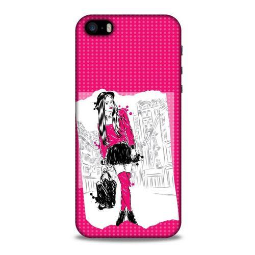 Sokak Modası 66 Apple iPhone SE Kılıf Desenli Silikon