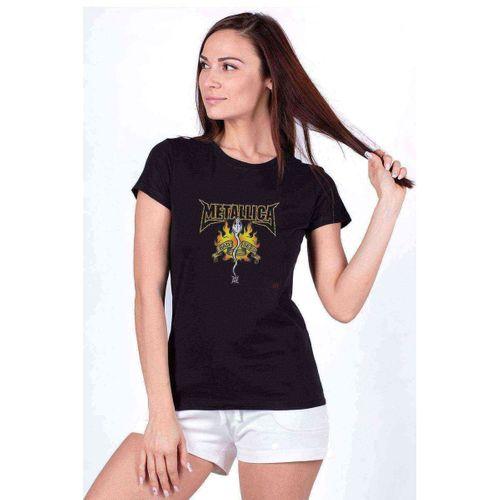 METALLICA BAD SEED METAL ROCK Baskılı Siyah Kadın Tshirt