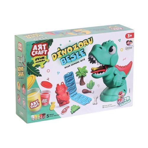 Çocuk 03814 Dinozoru Besle Oyun Hamur Seti 280 Gr