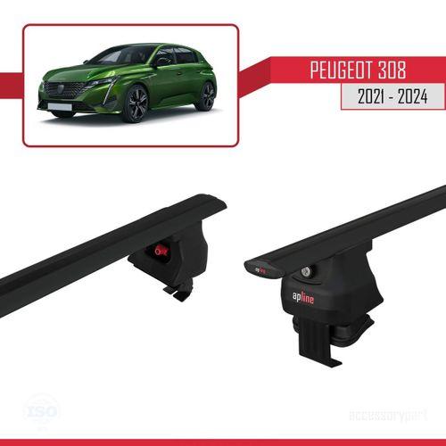 Peugeot 308 2021 ve Sonrası ile Uyumlu ACE-4 Ara Atkı Tavan Barı SİYAH