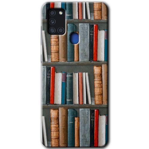 Potkal Hediye Fabrikası Samsung Galaxy A21s HD Baskılı Kılıf + 9D Tam Ekran Koruyucu - Boy Child