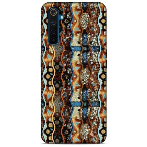 Oppo Realme 6 Pro Kılıf Baskılı Özel Seri Taşlı (33) Hybrid Kılıf