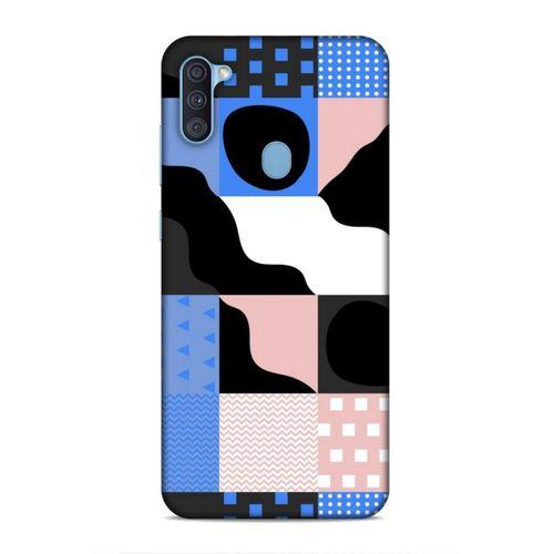 Samsung Galaxy A11 Uyumlu Kılıf Insomnia (44) Tough Armor Kılıf Mavi Siyah