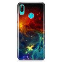 Huawei Y9 2019 Kılıf Uzayda Girdabı Arka Kapak Koruma Desenli Full Koruyucu