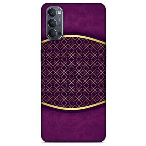 Oppo Reno 4 Uyumlu Kılıf Mor Delisi (8) Baskılı Kılıf Yerel