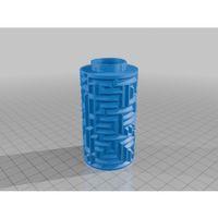 Ananas Bulmaca Silindiri Yaprakları Kalınlaştırılmış 3D Baskı (Bu ürün Sadece Plastik parçadır - Almadan Önce Soru Sorabilirsiniz)