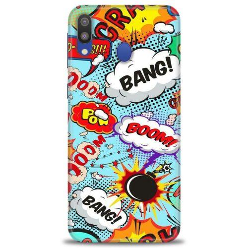 Samsung Galaxy A10S Kılıf HD Baskılı Kılıf - Bang Boom + Tam Ekran Koruyucu