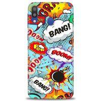 Samsung Galaxy A10S Kılıf HD Baskılı Kılıf - Bang Boom + Tam Ekran Koruyucu