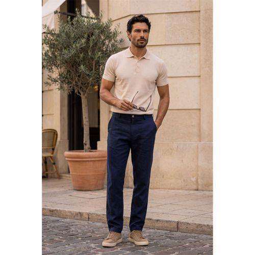 Newman Regular Fit Düğmeli Polo Yaka Viskon Triko Erkek T-Shirt - Kum Beji