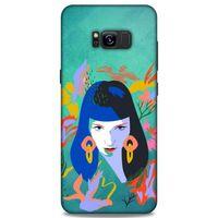 Lopard Samsung Galaxy S8 Plus Uyumlu Kılıf Sürreal Yüzler ♀ (12) Koruyucu Silikon Desenli