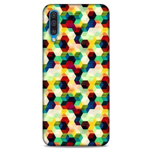 Geometrix 57 Samsung Galaxy A50 Kılıf Silikon Kapak