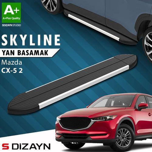 S-Dizayn Mazda CX-5 2 Skyline Aluminyum Yan Basamak 183 Cm 2017 Üzeri A+ Kalite