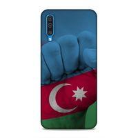 Samsung Galaxy A30s Uyumlu Kılıf Azarbaijan (19) Kılıfları Yumruk Bayrak