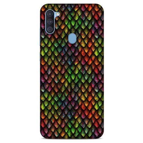 Samsung Galaxy A11 Kılıf Dragons (6) Silikon Kılıf Ejderha Skin Çok Renkli