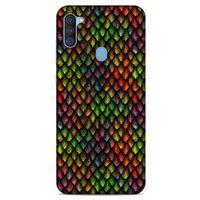 Samsung Galaxy A11 Kılıf Dragons (6) Silikon Kılıf Ejderha Skin Çok Renkli