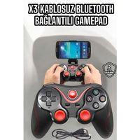 Game Stick Android Uyumlu Gamepad X3 Standlı Oyun Kolu Bluetooth Bağlantılı