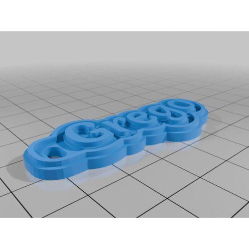 Grego İsimli Anahtarlık (Bu ürün Sadece Plastik parçadır - Almadan Önce Soru Sorabilirsiniz)