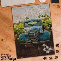 Asil Hobi Otomobil - Araba - Bağbozumu - Antika Yapboz -ayak Destekli Çerçeveli 240 Parça Puzzle