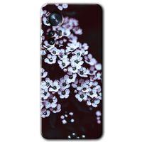 Potkal Hediye Fabrikası Xiaomi Mi 12 Kılıf HD Desen Baskılı Arka Kapak - Beyaz Çiçek