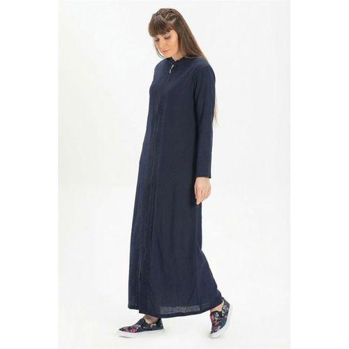 Cemre Şile Bezi Mevsimlik Ferace Lacivert Lcvt