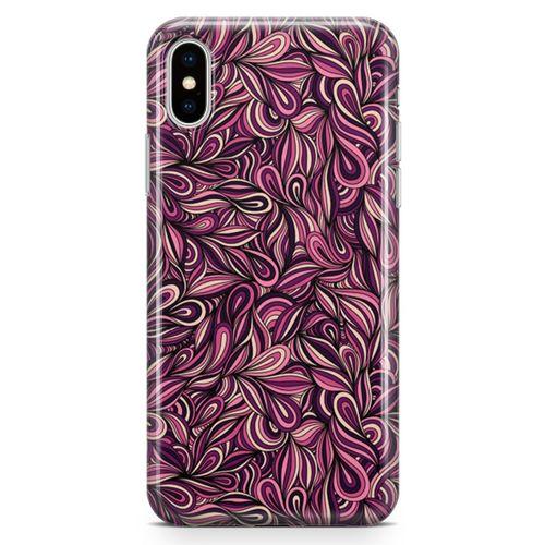 Apple iPhone XS Max Kılıf Döngüsel Öğeler Arka Kapak Koruma Desenli Full Koruyucu