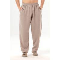 Beli Lastikli Yandan Çift Cepli Müslin Şalvar Pantolon Taş Tas