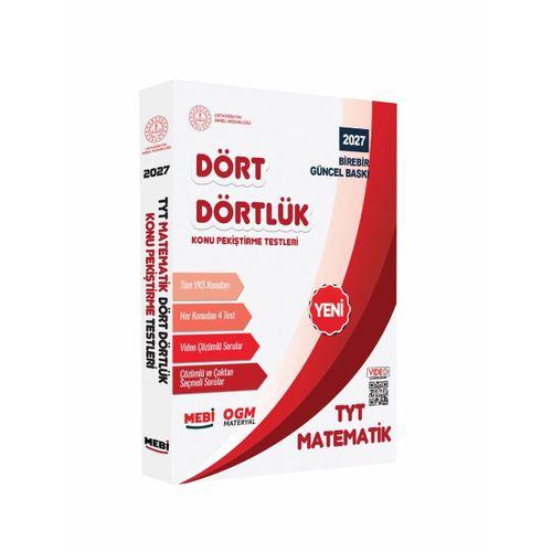 2027 YKS-TYT MEBİ-OGM Dört Dörtlük Matematik Pekiştirme Testi A4 Renkli Soru Bankası BASKI ÜCRETİ