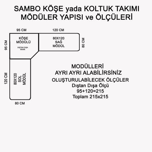 Dockers Sambo Köşe Takımı - Kapiçıno