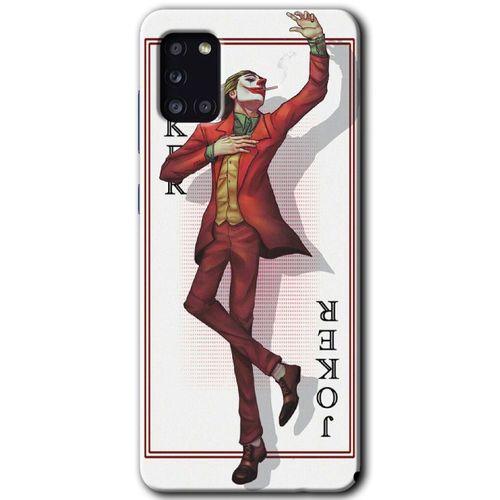 Potkal Hediye Fabrikası Samsung Galaxy A31 Kılıf HD Desen Baskılı Arka Kapak - Joker İskambil