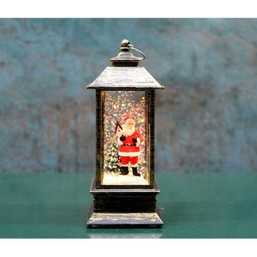 Noel Babalı Işıklı Kar Küresi Alk3215 - Lisinya