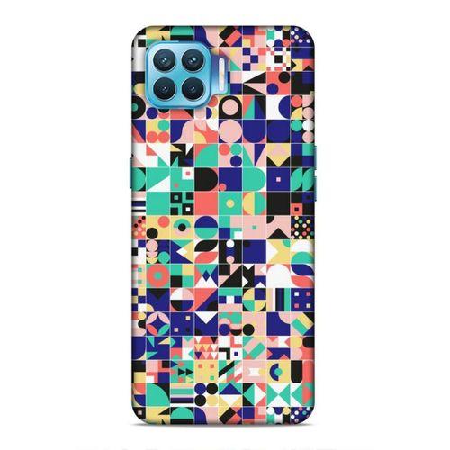 Oppo Reno 4 Lite Uyumlu Kılıf Insomnia (40) Fit Silikon Kılıf Minik Kareler