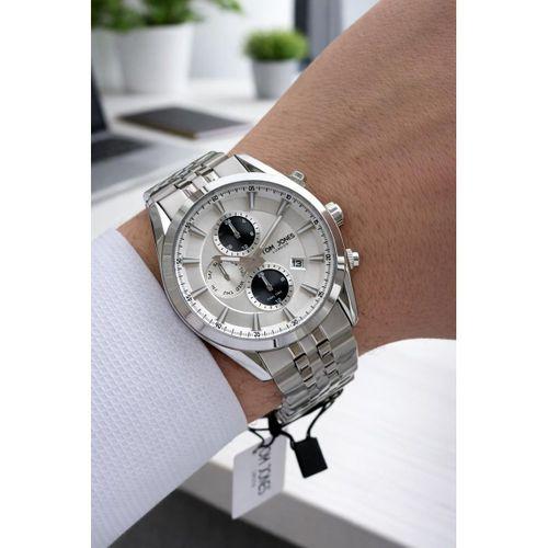 Tom Jones 2 Yıl Garantili 3 Atm Suya Dayanıklı Çelik Kordon Erkek Kol Saati ETJ.10091.1